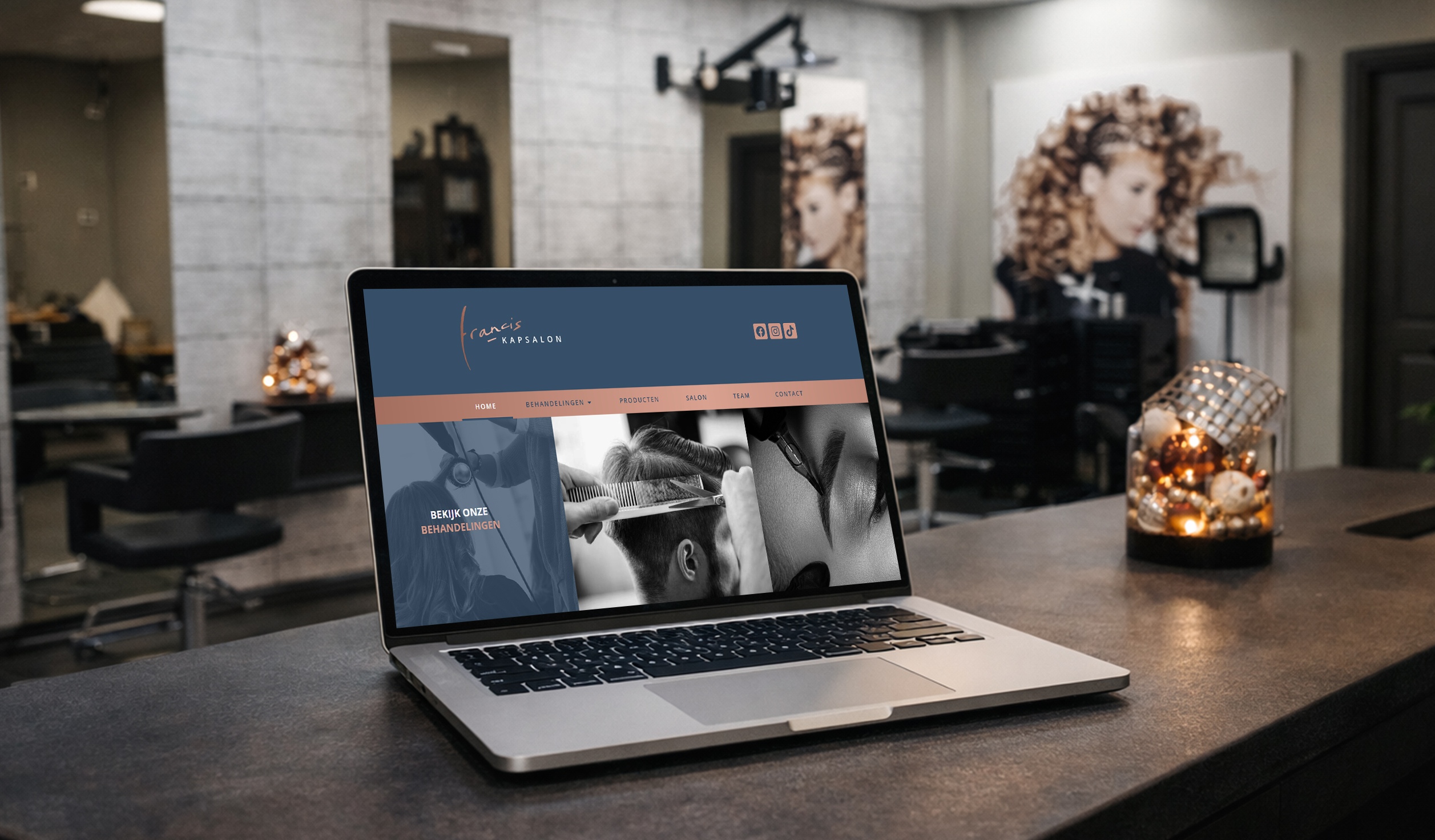 Website Kapsalon Francis